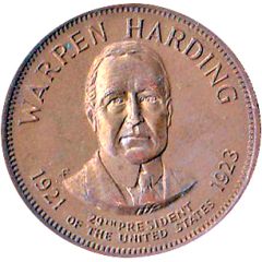 Presidential Hall of Fame Warren Harding