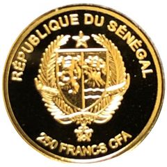 250 Francs CFA Our lady of Czestochowa