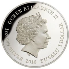 1 Dollar - Elizabeth II Southern Cassowary