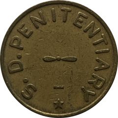 Token - South Dakota Penitentiary Sioux Falls, South Dakota