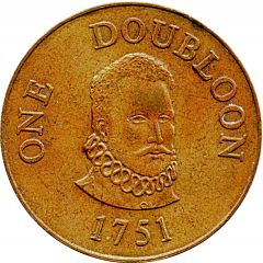 1 Doubloon 1751