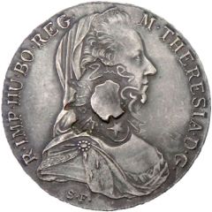 1 Riyal Countermark