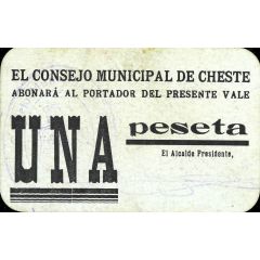 1 Peseta Cheste