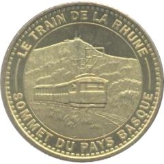 Monnaie de Paris Tourist Token - Le train de la Rhune Sommet du Pays Basque