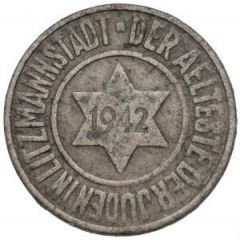 10 Pfennig Lodz Ghetto 2nd emission
