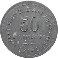 50 Pfennig - Waldkirchen Franz Danzer Bankgeschäft