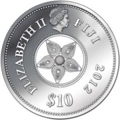 10 Dollars - Elizabeth II Jewel filigree