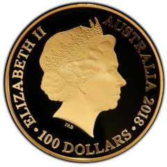 100 Dollars - Elizabeth II 4th Portrait - 1626 Map Of The World