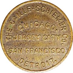 Gambling Token - Caille-Schiemer Co.