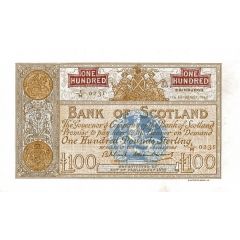 100 Pounds Bank of Scotland