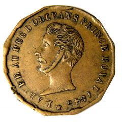 Medallion - Ferdinand Philippe, Duke of Orleans