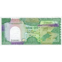 1000 Rupees Central Bank of Sri Lanka