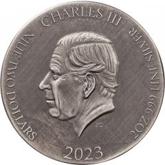 2 Dollars - Charles III Zechariah`s Vision of the Chariots