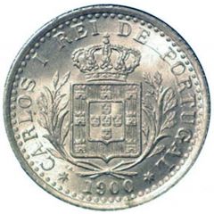 100 Réis - Carlos I