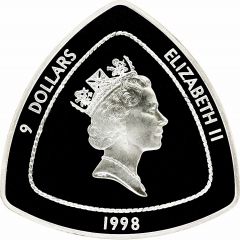 9 Dollars - Elizabeth II Sailing ship Deliverance