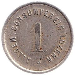 1 Rappen - Allgemeiner Consumverein Luzern