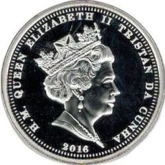 1 Crown - Elizabeth II Octagon 1944