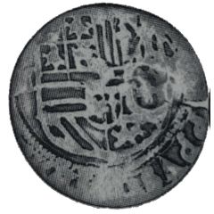 1 Real `Bamba` - Philip V Countermarked on 1 Real of Philip III