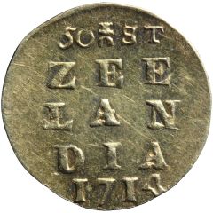 1 Stuiver / 50 Stuiver Gold, 1/2 ducat weight