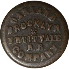 1 Fare - Oakland, Brooklyn and Fruitvale RR Company Oakland, California