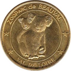 Token - Médailles et Patrimoine Val de Loire - ZooParc de Beauval - Koala