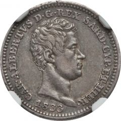 50 Centesimi - Carlo Alberto