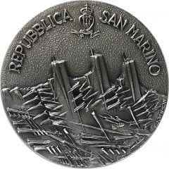 Medal - President Francesco Cossiga`s visit to San Marino on 11-12 June 1990