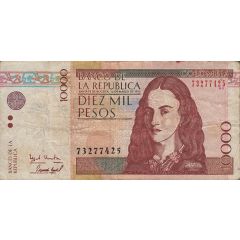 10 000 Pesos Old bank seal