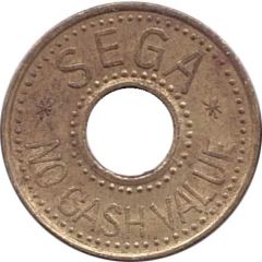 Game Token - Sega No Cash Value, with dots