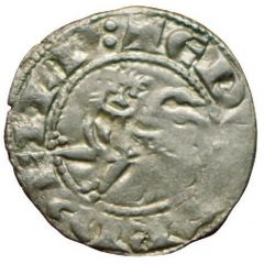 Denier with leopard - Edward I