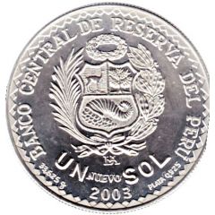 1 Nuevo Sol Peruvian Congress