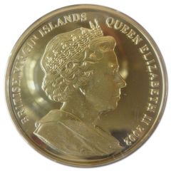 10 Dollars - Elizabeth II Golden Jubilee - On Horse