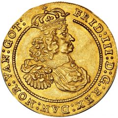 2 Ducats - Frederik III
