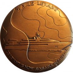 Medal - Paquebot Le Levant - Compagnie des Ile du Ponant Nantes