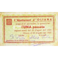 1 Peseta Oliana