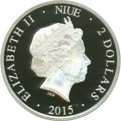 2 Dollars - Elizabeth II Colosseum Rome
