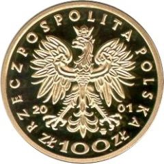 100 Zlotys Ladislaus I the Elbow-high