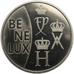 Medal - Benelux The New Monarchs of the Benelux