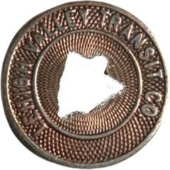 Fare Check Token - Lehigh Valley Transit Co. Allentown, Pennsylvania