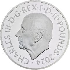 10 Pounds - Charles III D-Day 80th Anniversary, Silver Proof