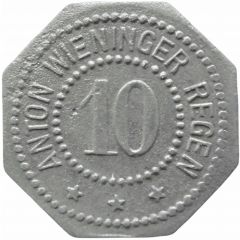 10 Pfennig - Regen Anton Wieninger