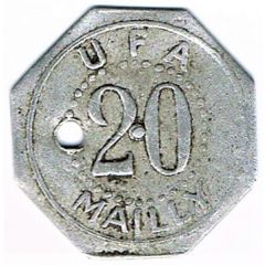 20 Centimes - U F A Mailly-le-Camp