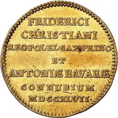 1 Ducat - Frederick August II Marriage