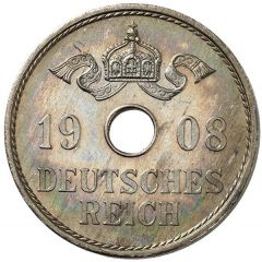 25 Pfennig - Wilhelm II Pattern