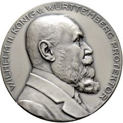 2nd Prize medal of the German Exhibition for bakery, confectionery and related trades - Wilhelm II