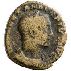 Sestertius - Severus Alexander P M TR P X COS III P P S C, Sol