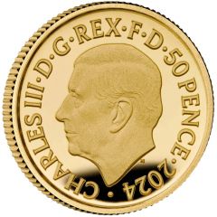 50 Pence - Charles III D-Day Anniversary, Gold Proof