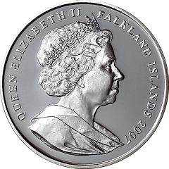 1 Crown - Elizabeth II Queen Elizabeth I, Silver Proof Issue