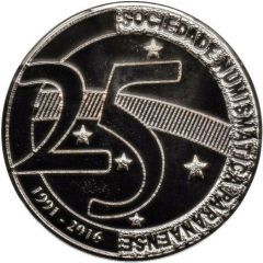 25 Years of SNP Foundation Silver-like plated