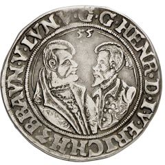 1/2 Thaler - Henry the younger and Erich the younger